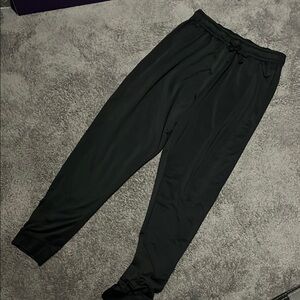 Nike Black Jogger Sweatpants with Tapered Leg